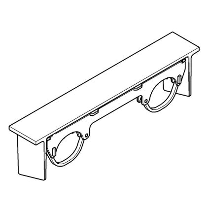 GROHE 18608001 - GROHTHERM 2000 plaukts, spīdīgs hroms