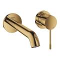 GROHE 19408GL1 - ESSENCE izlietnes divu caurumu jaucējkrāns, 183 mm, zelta