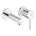 GROHE 19575001 - Divu caurumu izlietnes jaucējkrāns CONCETTO 147 mm spīdīgs hroms