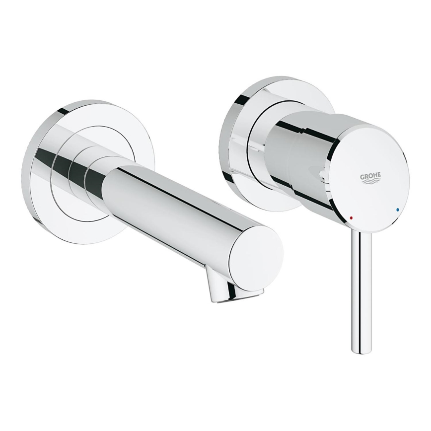 GROHE 19575001 - Divu caurumu izlietnes jaucējkrāns CONCETTO 147 mm spīdīgs hroms
