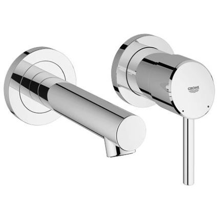 GROHE 19575001 - Divu caurumu izlietnes jaucējkrāns CONCETTO 147 mm spīdīgs hroms