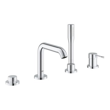 GROHE 19578001 - Četru atveru vannas jaucējkrāna komplekts ESSENCE 197 mm spīdīgs hroms