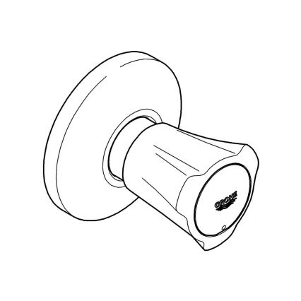 GROHE 19855001 - COSTA L virsējā daļa iebūvējamam vārstam 10-35 mm spīdīgs hroms