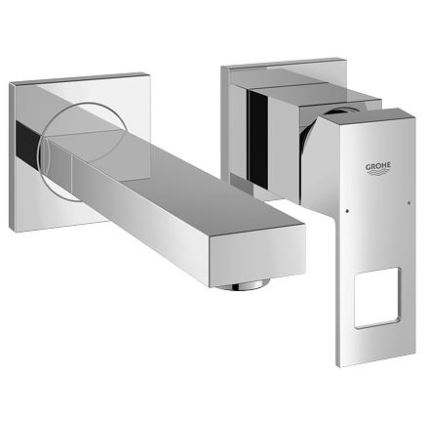 GROHE 19895000 - Izlietnes divu caurumu jaucējkrāns EUROCUBE 171 mm spīdīgs hroms