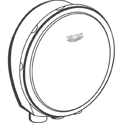 GROHE 19952GL0 -Vannas uzpildes, notekas un pārplūdes komplekts TALENTOFILL zelta