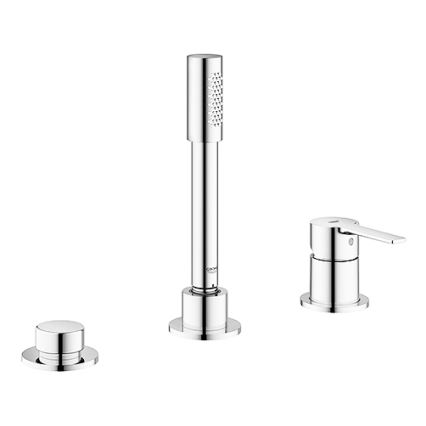 GROHE 19965001 - LINEARE trīscaurumu vannas jaucējkrāns, spīdīgs hroms