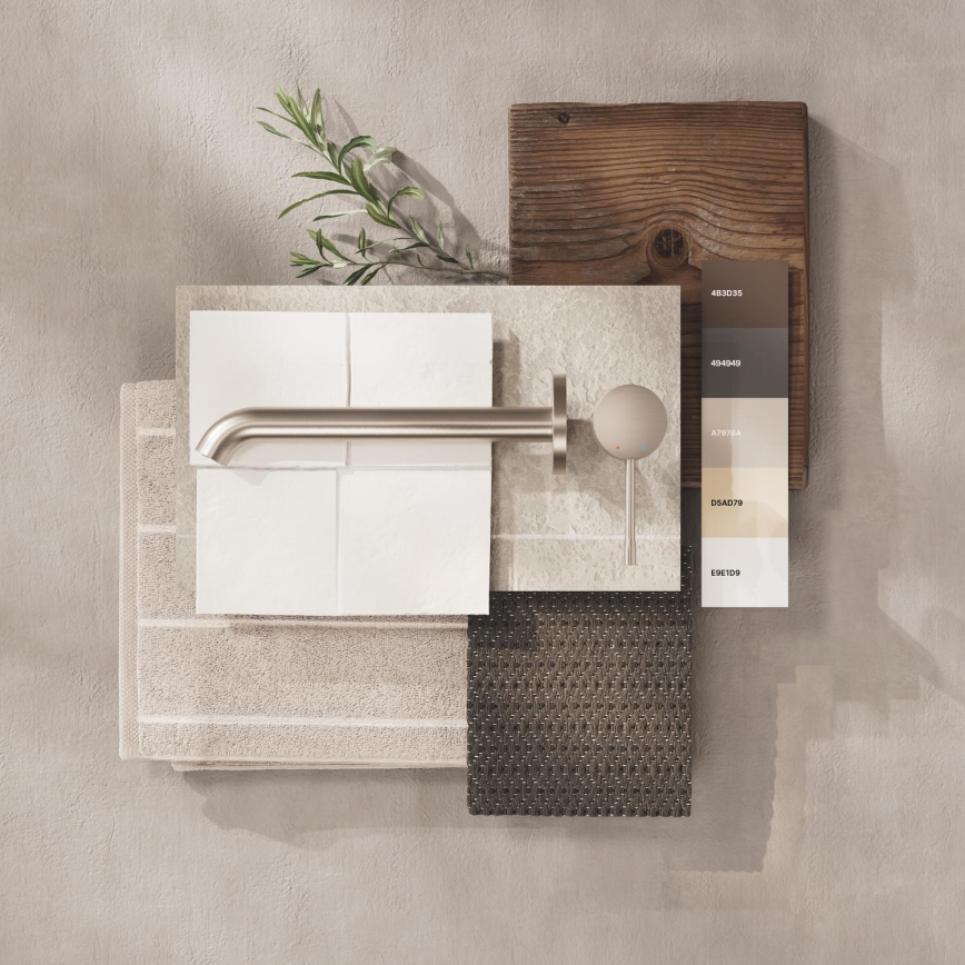 GROHE 19967DC1 - Divu caurumu izlietnes jaucējkrāns ESSENCE, 230 mm, nerūsējošais tērauds