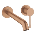 GROHE 19967DL1 - Divu caurumu izlietnes jaucējkrāns ESSENCE 230 mm, bronzas