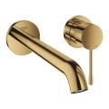 GROHE 19967GL1 - Divu caurumu izlietnes jaucējkrāns ESSENCE 230 mm, zelta krāsā