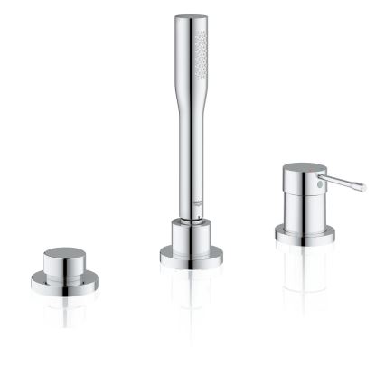 GROHE 19976001 - ESSENCE trīscaurumu vannas jaucējkrānu komplekts, spīdīgs hroms