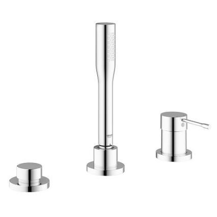 GROHE 19976001 - ESSENCE trīscaurumu vannas jaucējkrānu komplekts, spīdīgs hroms