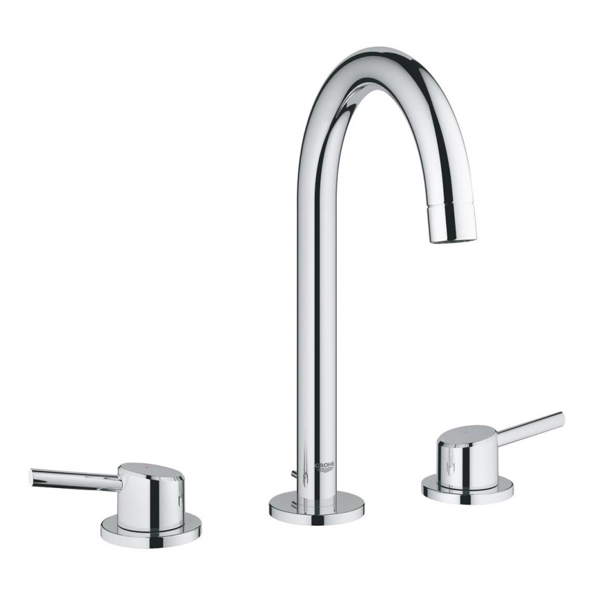 GROHE 20216001 - Trīscaurumu izlietnes jaucējkrāns CONCETTO DN 15, izmērs L, hromēts