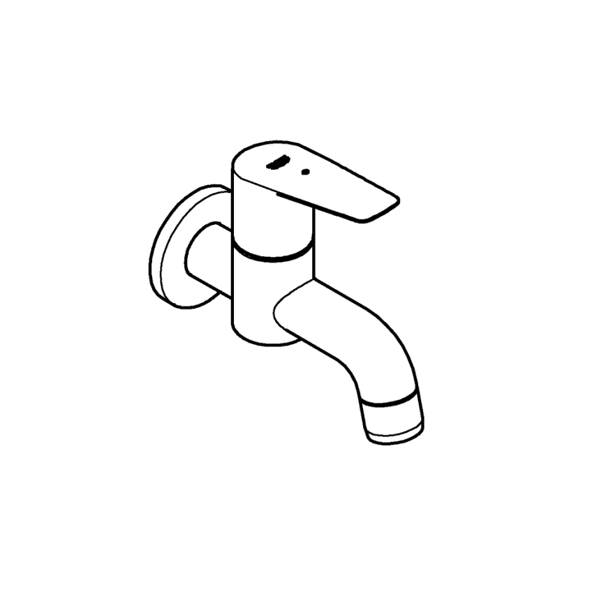 GROHE 20238001 - izplūdes vārsts DN 15, spīdīgs hroms