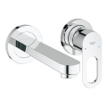GROHE 20289000 - Divu caurumu izlietnes jaucējkrāns BAULOOP, 110 mm, spīdīgs hroms