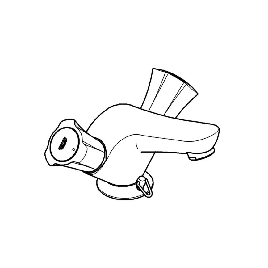 GROHE 21100001 - Izlietnes jaucējkrāns COSTA L DN 15 spīdīgs hroms