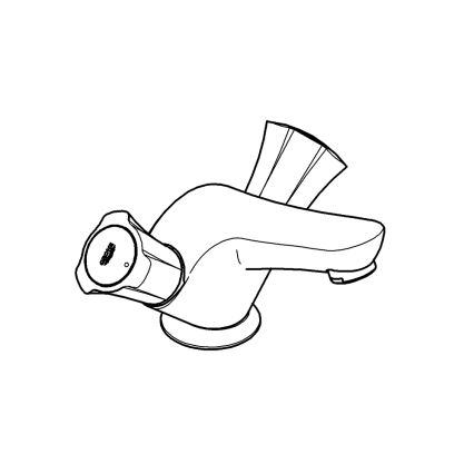 GROHE 21390001 - izlietnes jaucējkrāns COSTA L DN 15, pulēts hroms