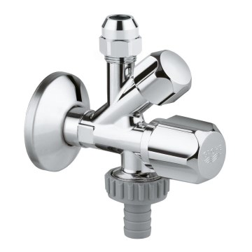 GROHE 22035000 - Kombinētais leņķa vārsts UNIVERSAL DN 15 spīdīgs hroms