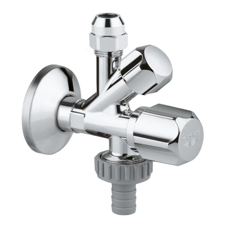 GROHE 22035000 - Kombinētais leņķa vārsts UNIVERSAL DN 15 spīdīgs hroms