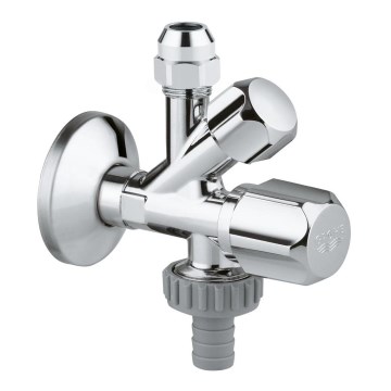 GROHE 22036000 - Kombinētais stūra vārsts ORIGINAL WAS® DN 15 spīdīgi hromēts