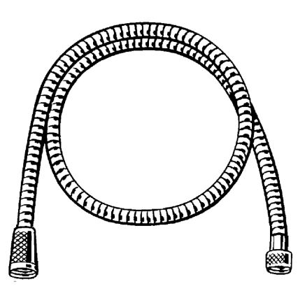 GROHE 22108000 - Dušas šļūtene VITALIOFLEX METAL LONG-LIFE 1500 mm, hromēta