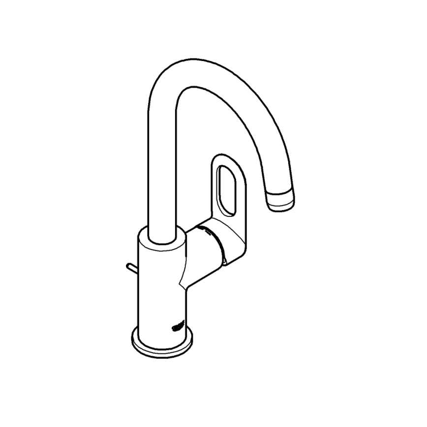 GROHE 23091000 - BAULOOP izlietnes jaucējkrāns, 310 mm, spīdīgs hroms