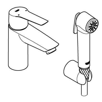 GROHE 231232433 - START izlietnes jaucējkrāns DN 15, izmērs S, melns