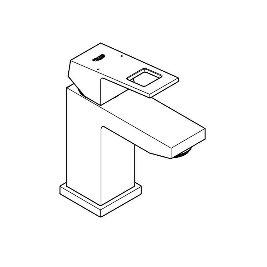 GROHE 2313200E - Izlietnes jaucējkrāns EUROCUBE, izmērs S, spīdīgs hroms