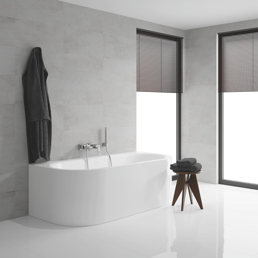 GROHE 23141000 - Vannas komplekts ar jaucējkrānu EUROCUBE DN 15 spīdīgs hroms