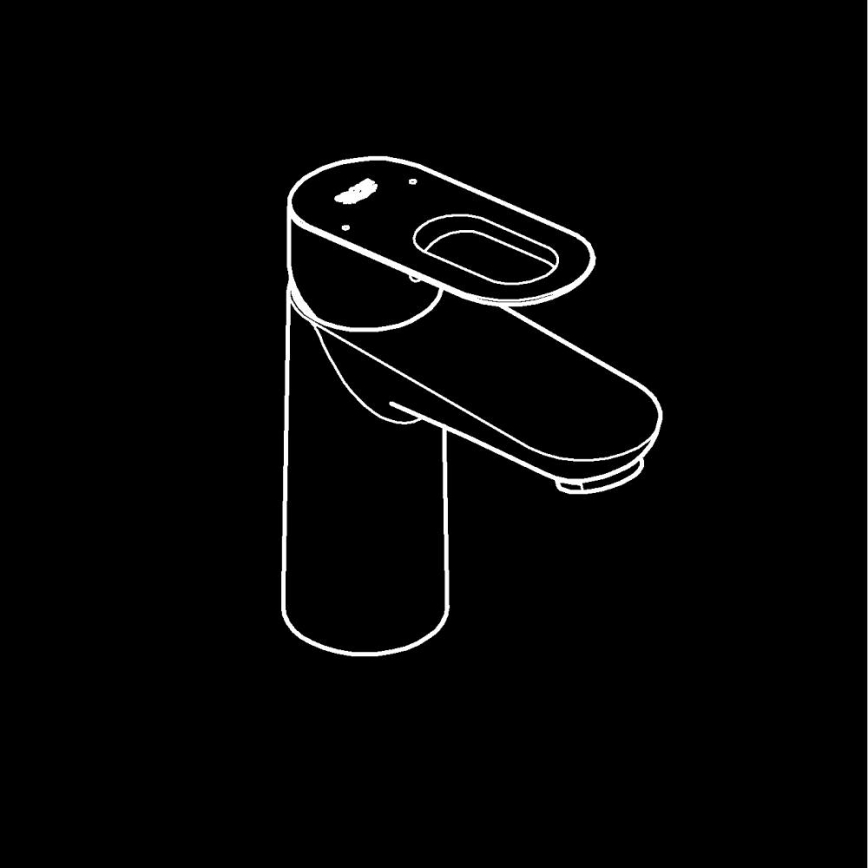 GROHE 23337000 - Izlietnes jaucējkrāns BAULOOP DN 15 pulēts hroms