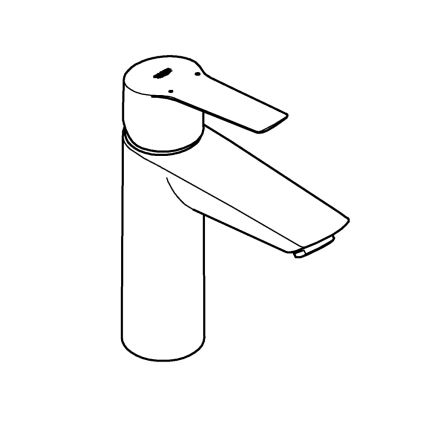 GROHE 235752432 - Izlietnes jaucējkrāns START 192 mm melns