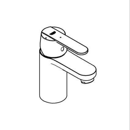 GROHE 23586LS0 - izlietnes jaucējkrāns GET, izmērs S, balts