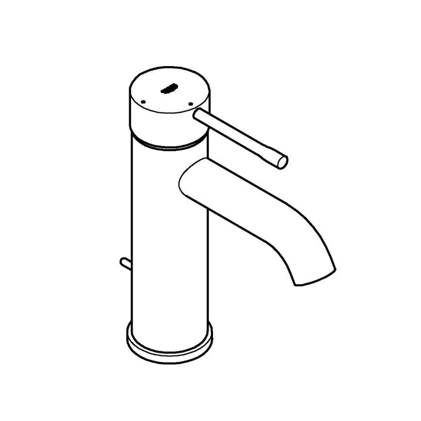 GROHE 23591001 - Izlietnes jaucējkrāns ESSENCE izmērs S spīdīgs hroms