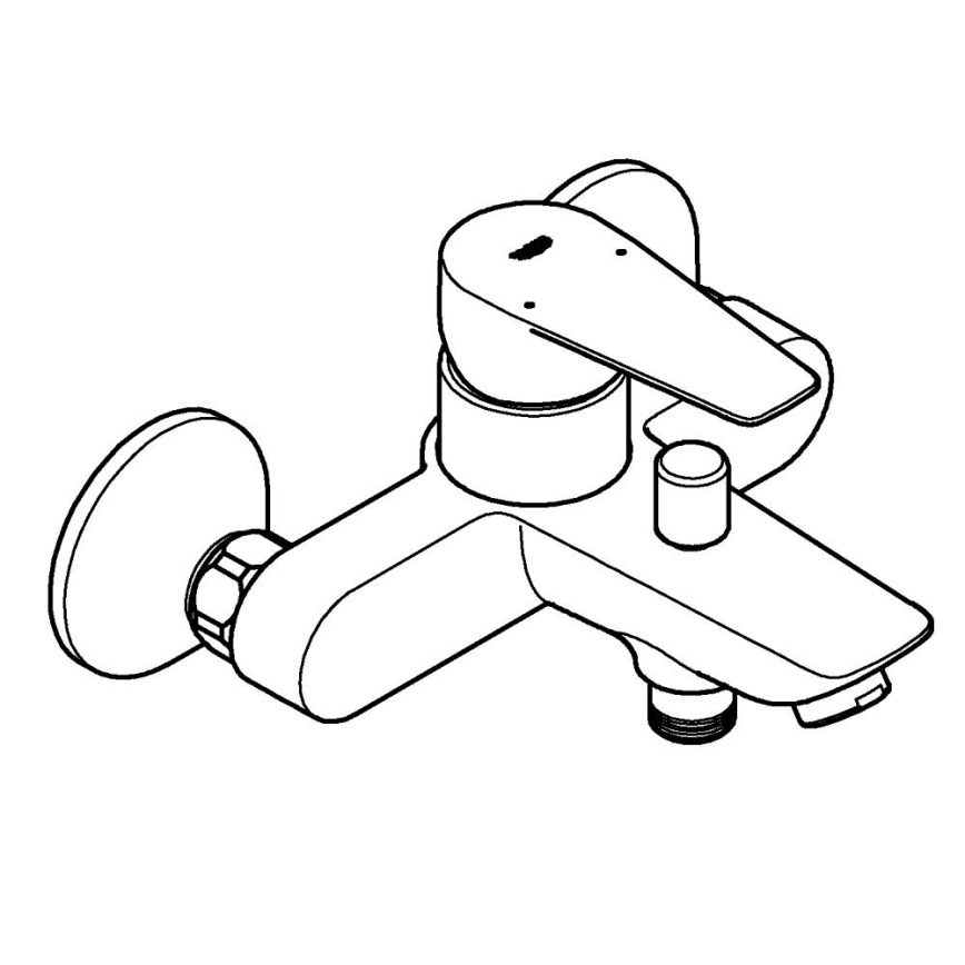 GROHE 23605001 - Vannas jaucējkrāns BAUEDGE 150±15 mm spīdīgs hroms