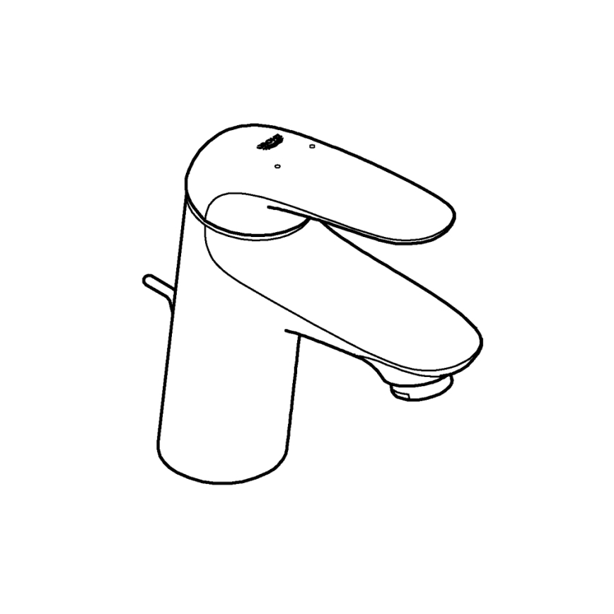 GROHE 23707003 - Izlietnes jaucējkrāns EUROSTYLE 163 mm spīdīgs hroms