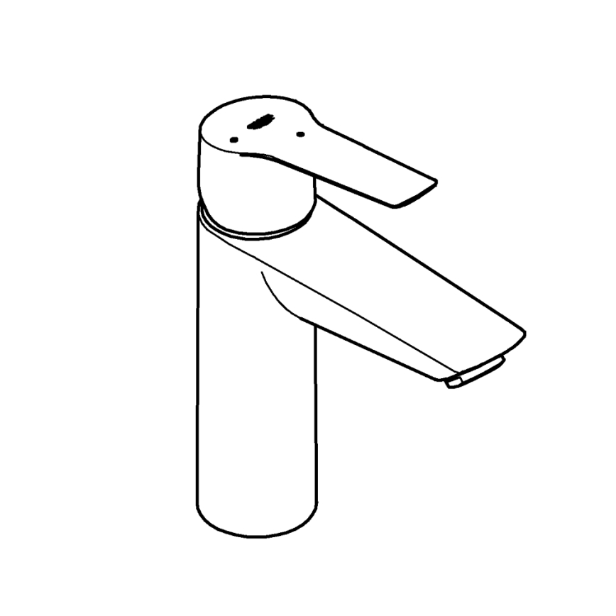 GROHE 237462432 - START izlietnes jaucējkrāns, izmērs M, melns