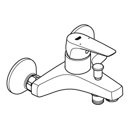 GROHE 23772000 - Vannas jaucējkrāns START FLOW 150 mm spīdīgs hroms