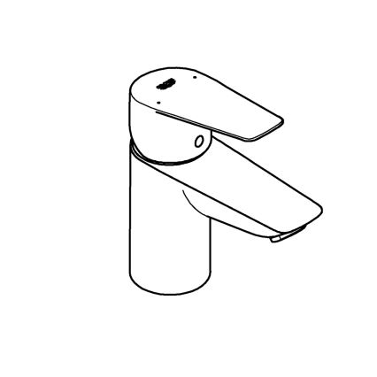 GROHE 23773001 - Izlietnes jaucējkrāns START EDGE, izmērs S, spīdīgs hroms