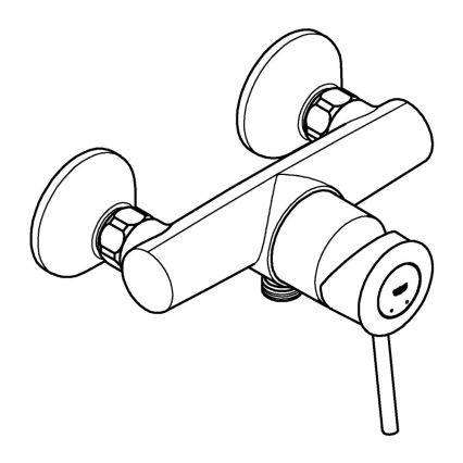 GROHE 23786000 - Dušas jaucējkrāns START CLASSIC 150 mm spīdīgs hroms