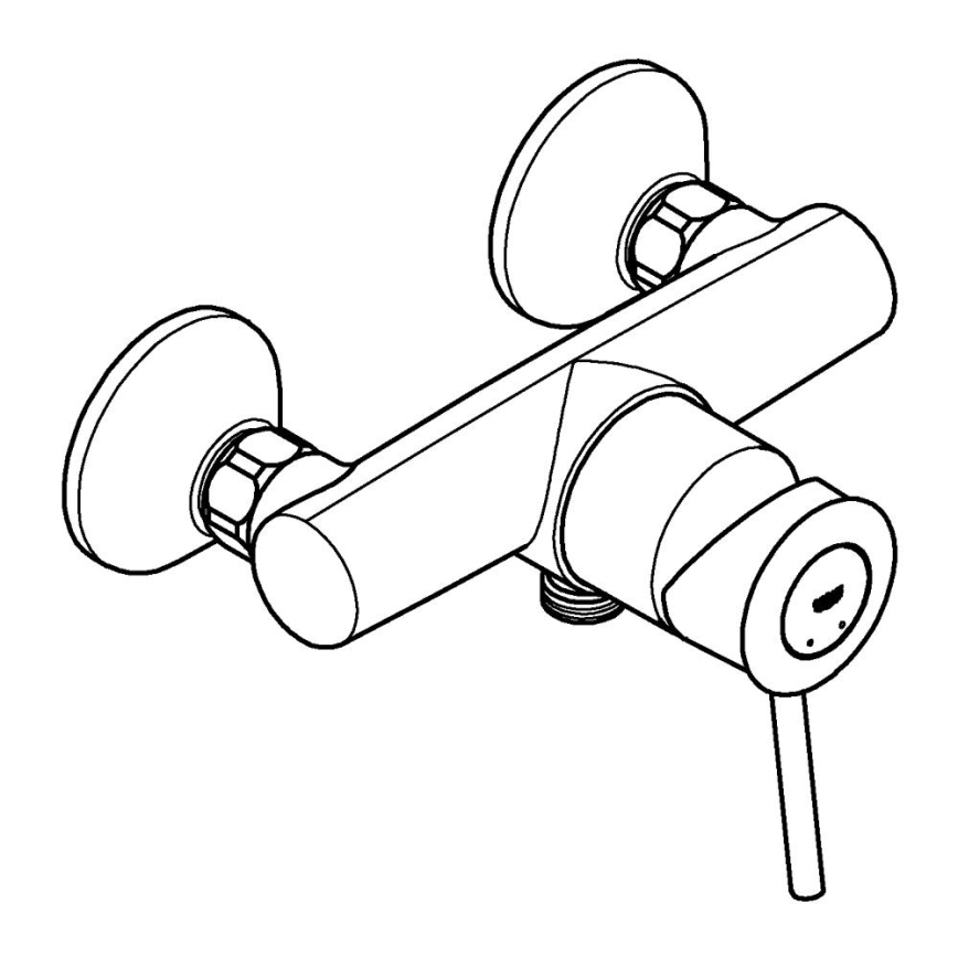 GROHE 23786000 - Dušas jaucējkrāns START CLASSIC 150 mm spīdīgs hroms