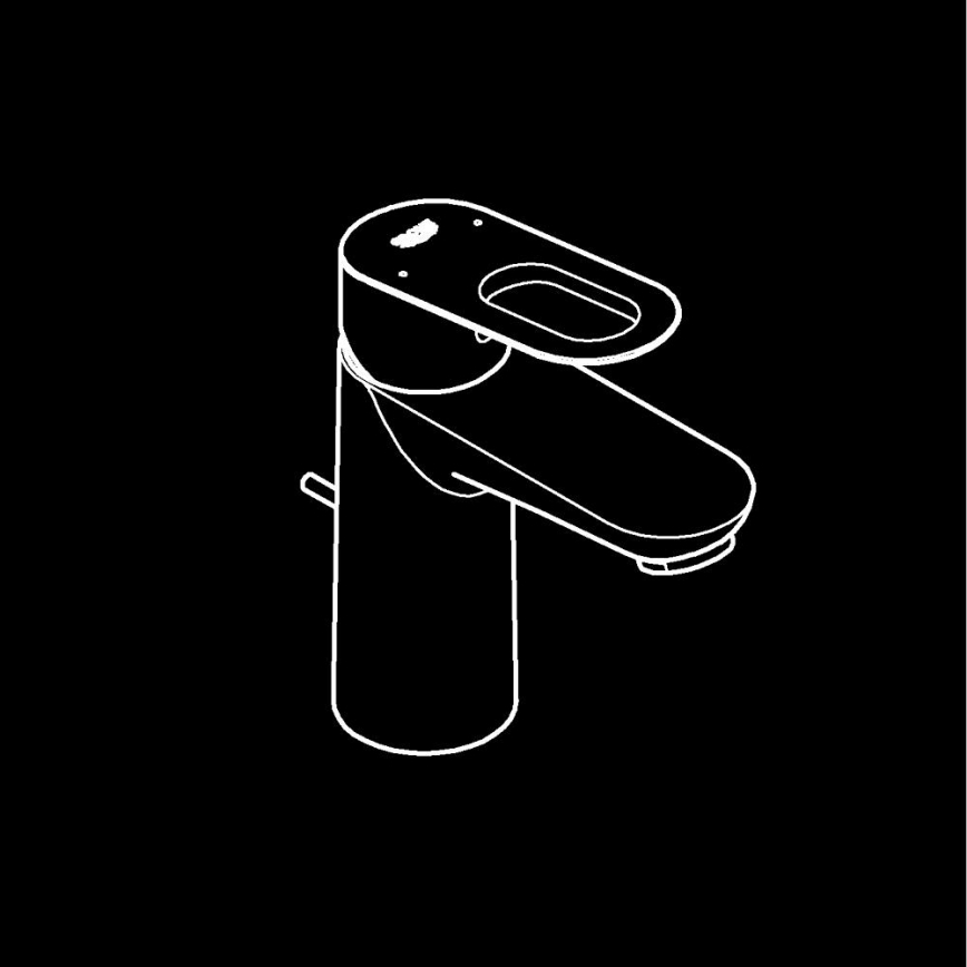 GROHE 23803000 - Izlietnes jaucējkrāns EUROSMART spīdīgs hroms