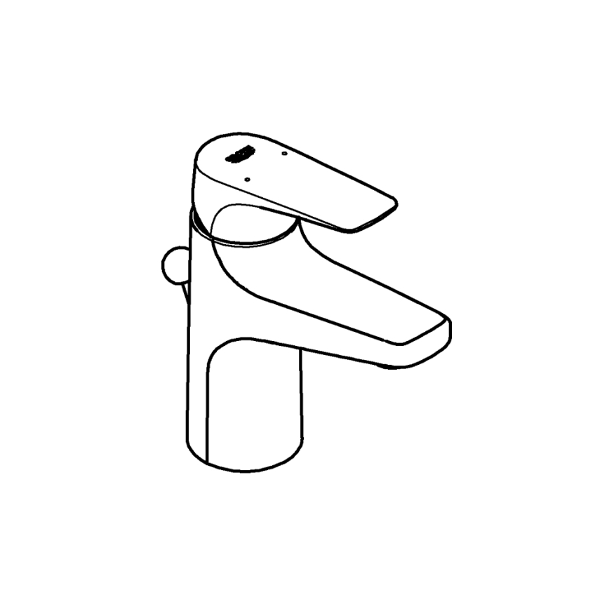 GROHE 23809000 - izlietnes jaucējkrāns START FLOW DN 15, spīdīgs hroms