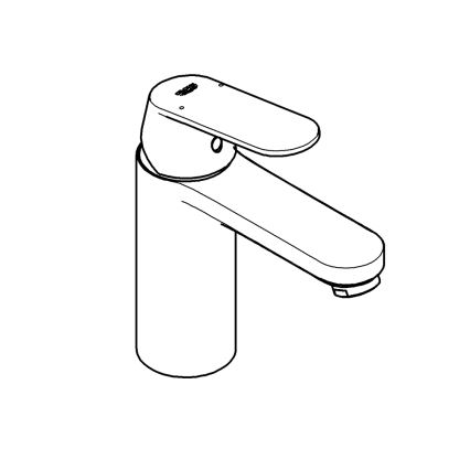 GROHE 23926000 - Izlietnes jaucējkrāns DN 15, izmērs M, spīdīgs hroms