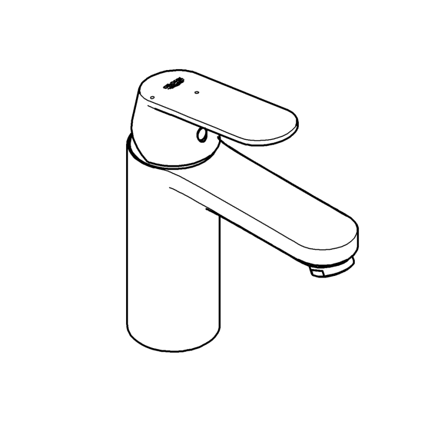 GROHE 23928000 - Izlietnes jaucējkrāns DN 15, izmērs M, spīdīgs hroms