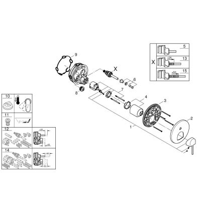 GROHE 24060003 - Jaucējkrāns PLUS, spīdīgs hroms