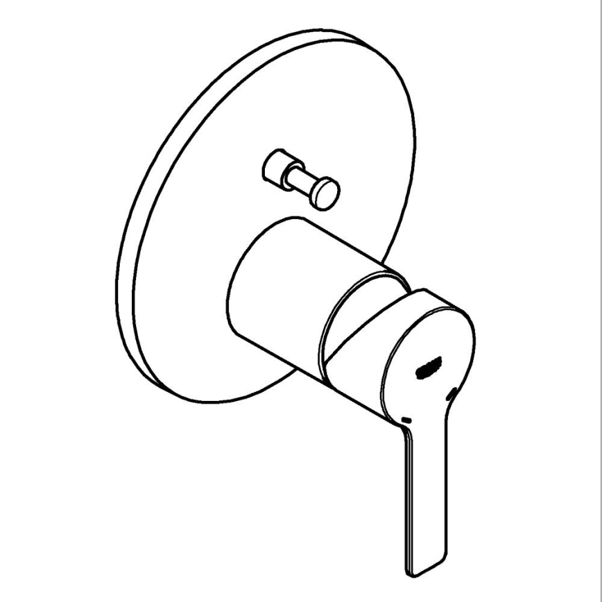 GROHE 24064001 - LINEARE jaucējkrāns, spīdīgs hroms