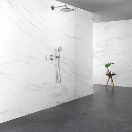 GROHE 24075000 - Termostatiskais dušas jaucējkrāns GROHTHERM glancēts hroms