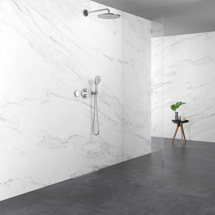 GROHE 24075000 - Termostatiskais dušas jaucējkrāns GROHTHERM glancēts hroms