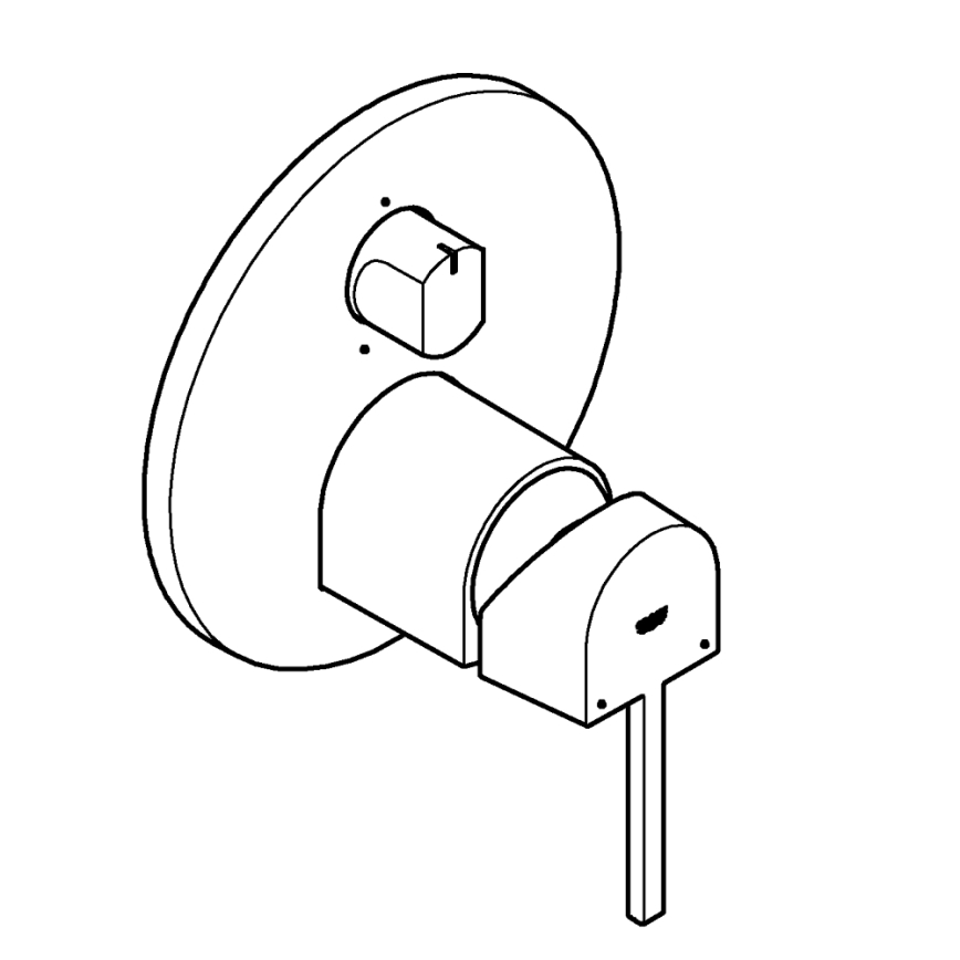 GROHE 24093003 - Jaucējkrāns PLUS, glancēts hroms