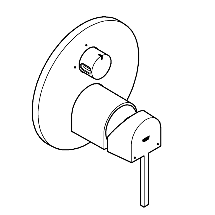 GROHE 24093003 - Jaucējkrāns PLUS, glancēts hroms