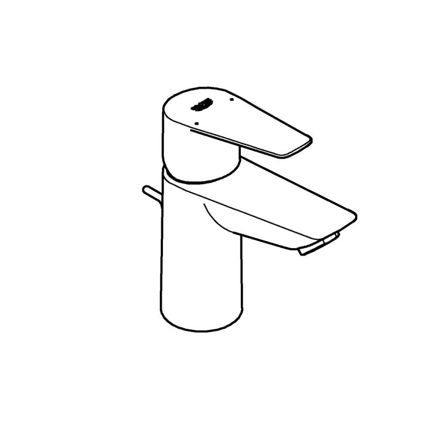 GROHE 24196001 - Izlietnes jaucējkrāns START, izmērs S, spīdīgs hroms